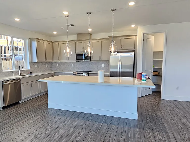 Kitchen and Family room