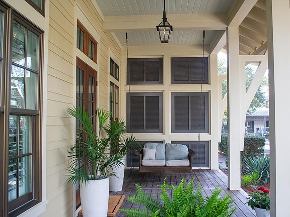 Front porch and swing