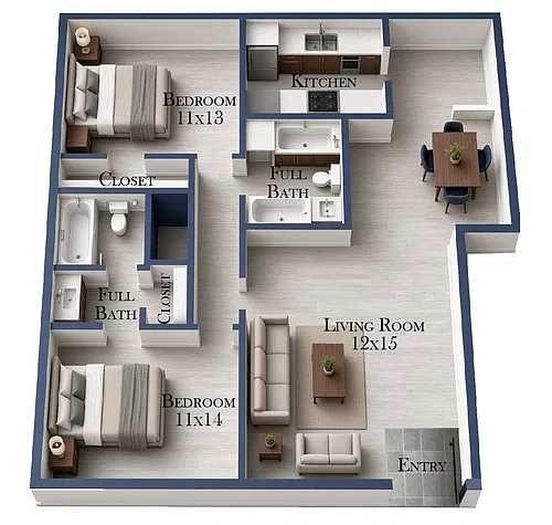 Floor plan DRIFTWOOD