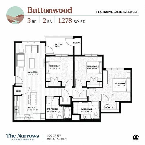 Floor plan Buttonwood