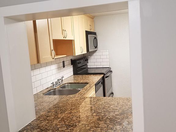 Kitchen view from dining/living room
