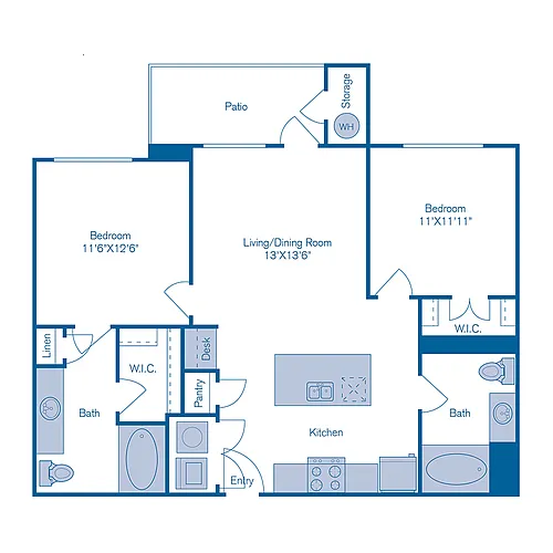 Floor plan B1S