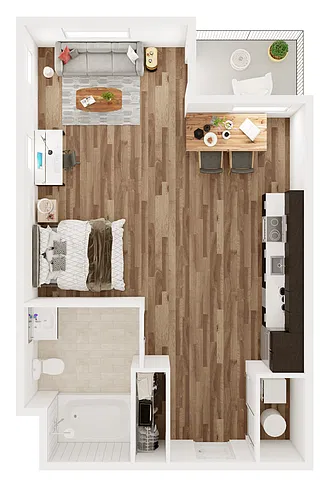 Floor plan Studio