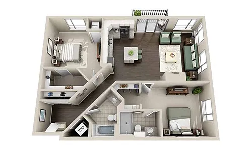 Floor plan B12