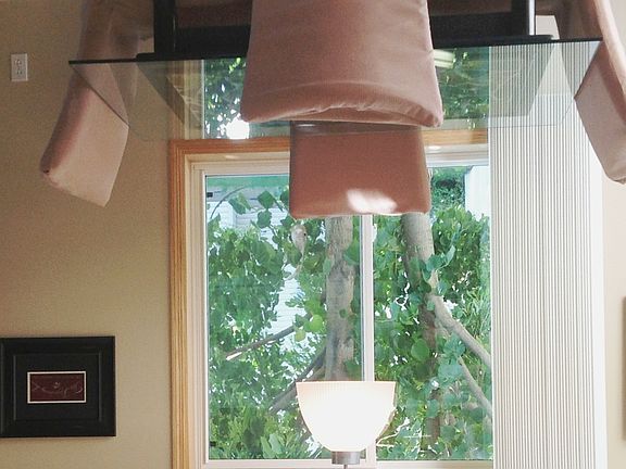 Dining is open to kitchen