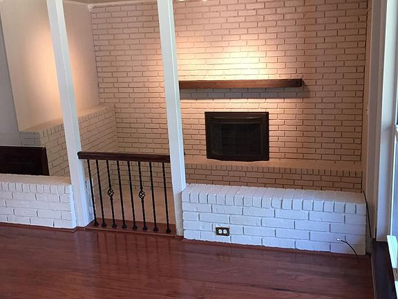 The old garage was converted into recessed bonus area. Grea