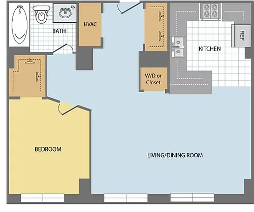 Floor plan Huron 1G