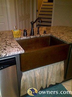 deep copper sink