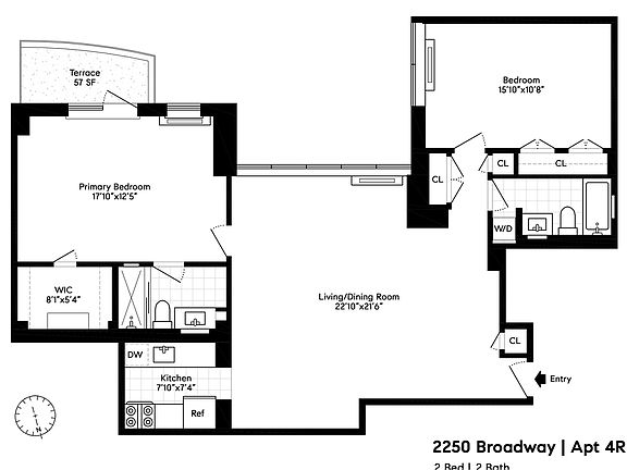 2nd image of 2250 Broadway APT 4R