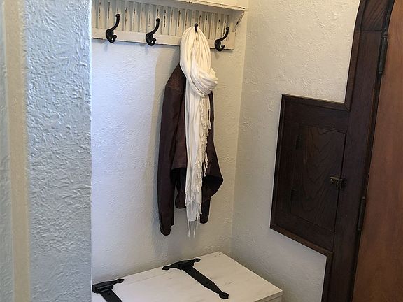 with boot bench plus a closet