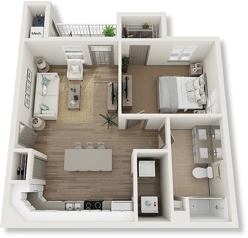 Floor plan A1 Patio
