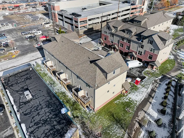 auburn rd (main street) behind parking structure