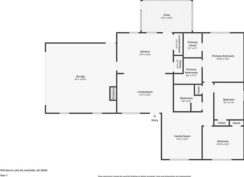 3 bed, 2.0 bath, 1404 sqft, $1,725 — Photo 2
