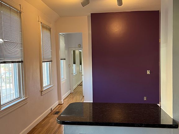 View from kitchen to bedroom
