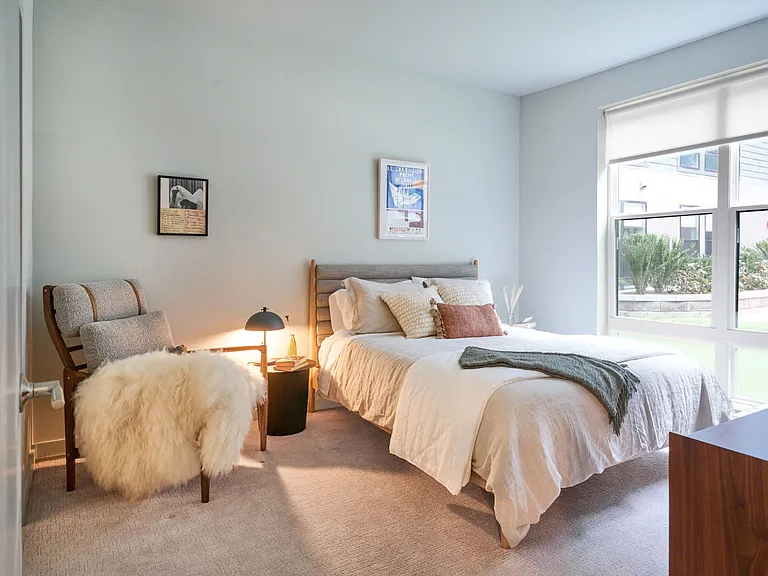 Large bedrooms with lots of natural light