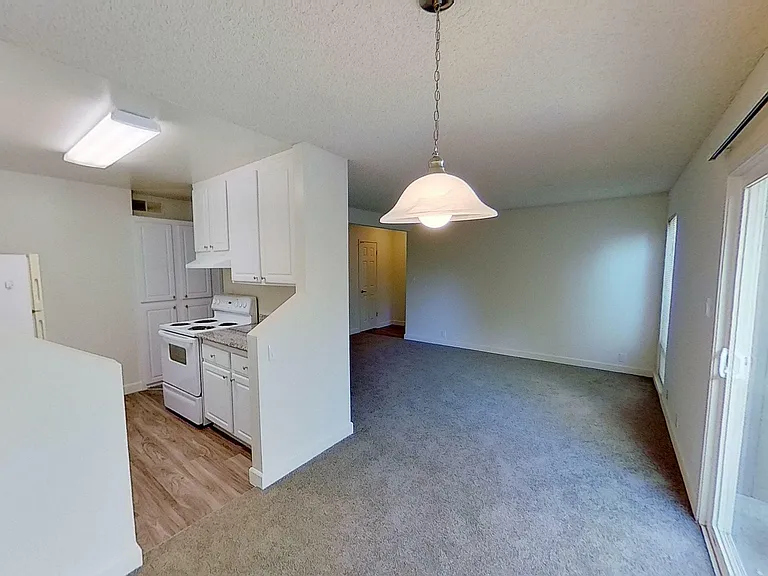 Shared kitchen and dining room Shared kitchen and dining room