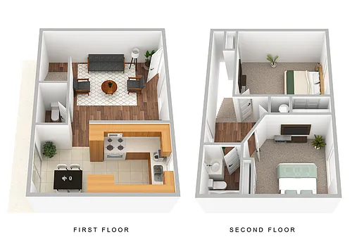 Floor plan 2X15