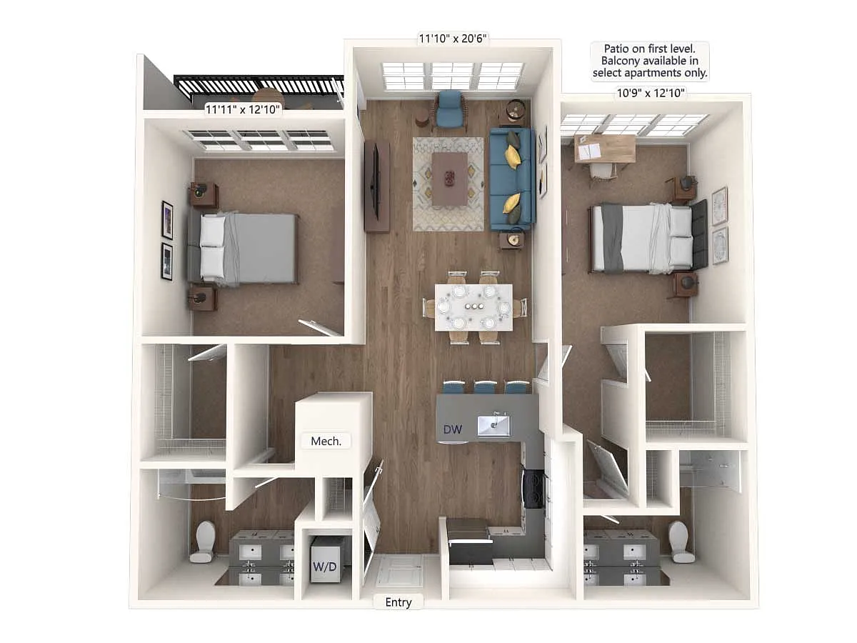 Floor plan BM11-2-1106