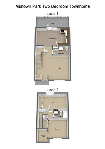 Floor plan The Forest Townhouse