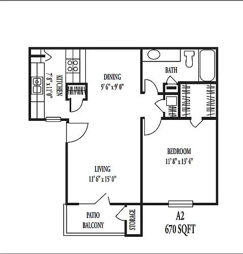 Floor plan A2 (REMODEL)