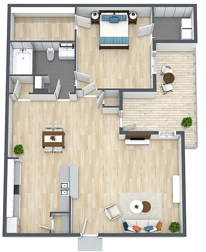 Floor plan Blue Bonnet