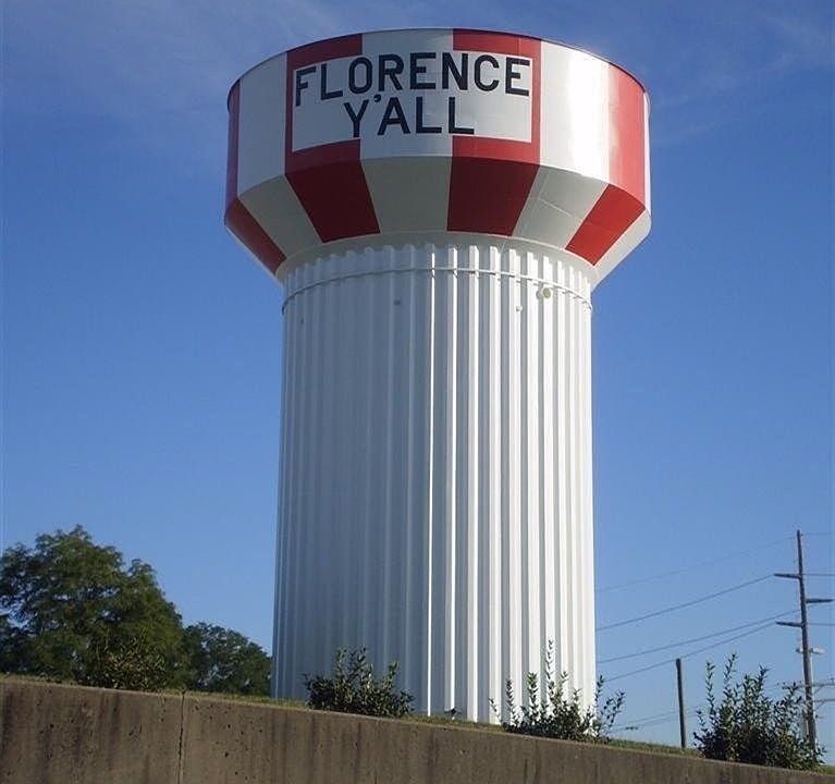 Florence Y'all water tower a welcoming landmark