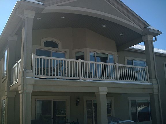 Covered deck and patio