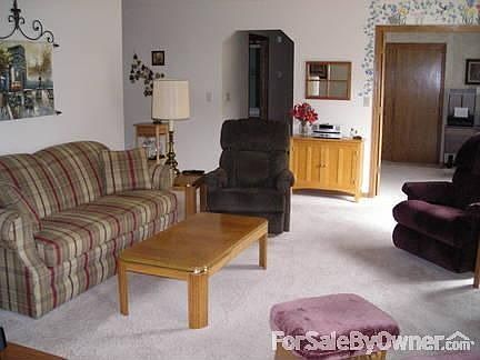 Living room from front door