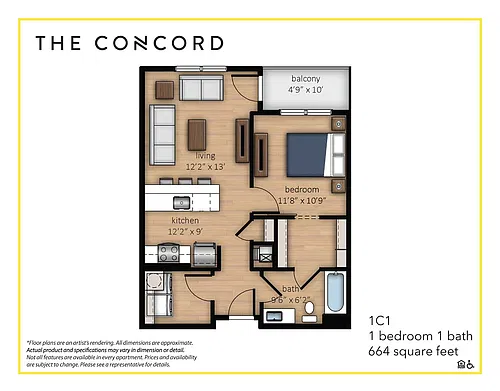 Floor plan 1C1