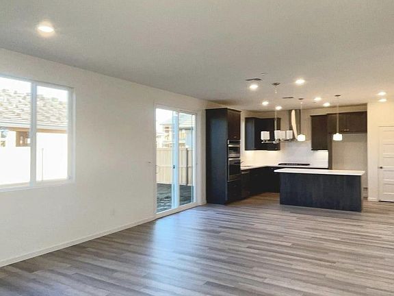 Kitchen and part of living room