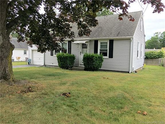 Tree in full blossom in fro...