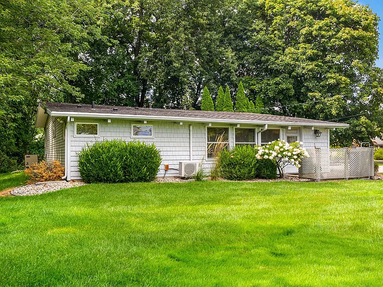 View from the side yard