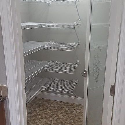 Large walk-in pantry