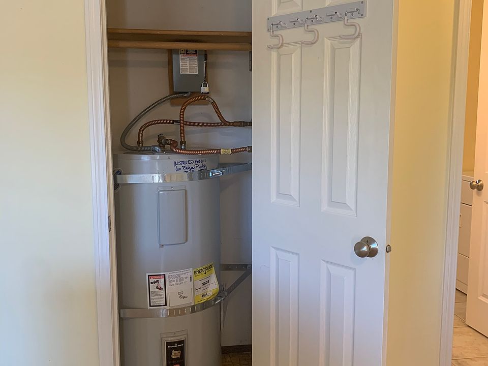 Hot water closet and broom closet storage