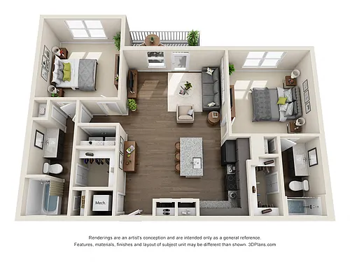 Floor plan B3