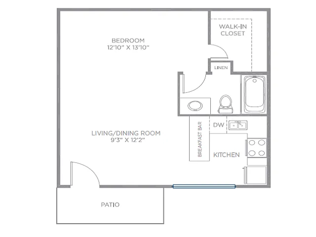 Floor plan 1S