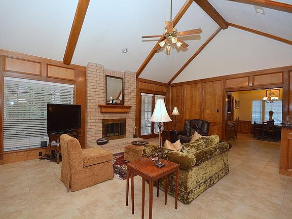 Huge den with gaslog fireplace!