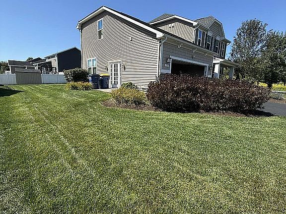Side view of the house