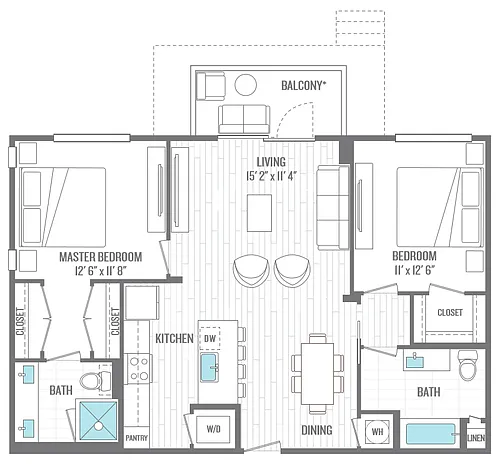 Floor plan B1