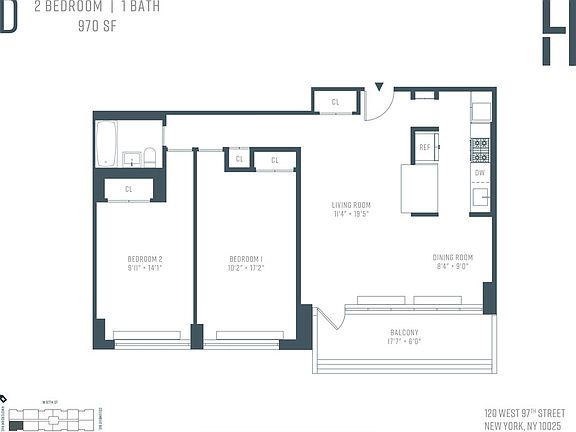 2nd image of 120 W 97th St #14DD