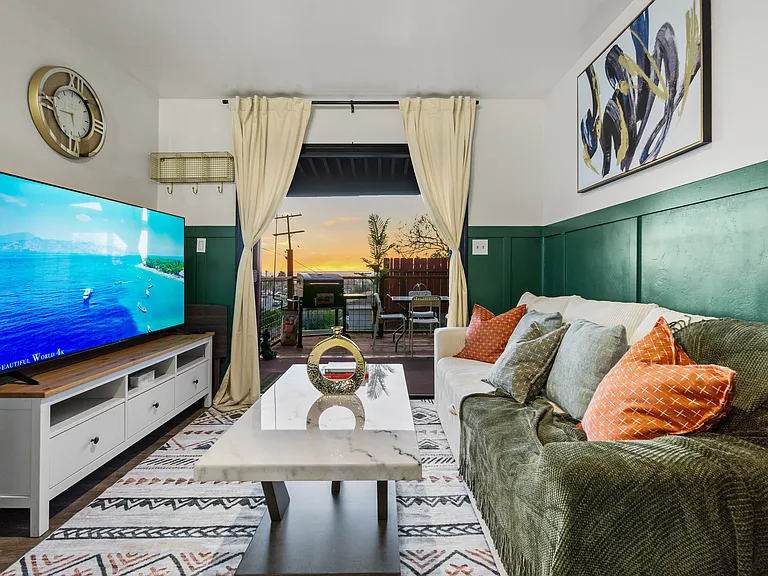 With cozy couches & sofa beds, there's plenty of space for everyone