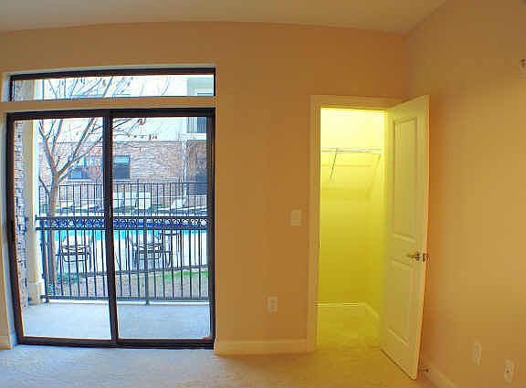 Bedroom 2 has 2 Closets and Sitting Balcony