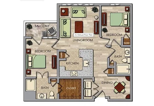 Floor plan B2