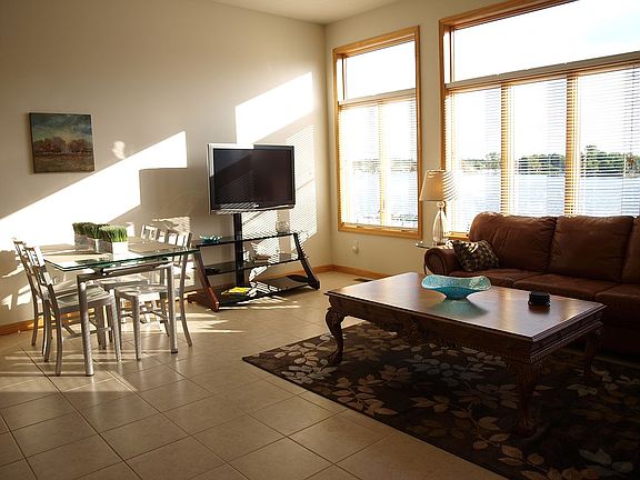 Enjoy the spectacular view from the Living and Dining areas.