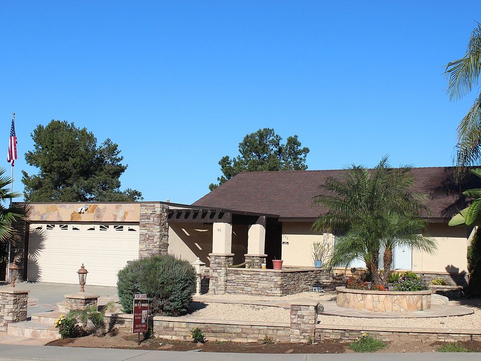 Photo of front of home-easy care landscaping