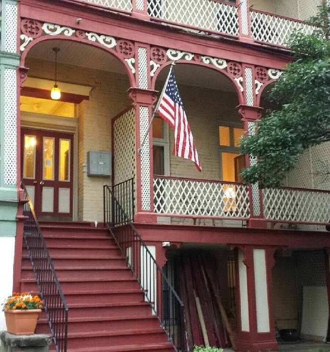 Front Entrance on Hall Place