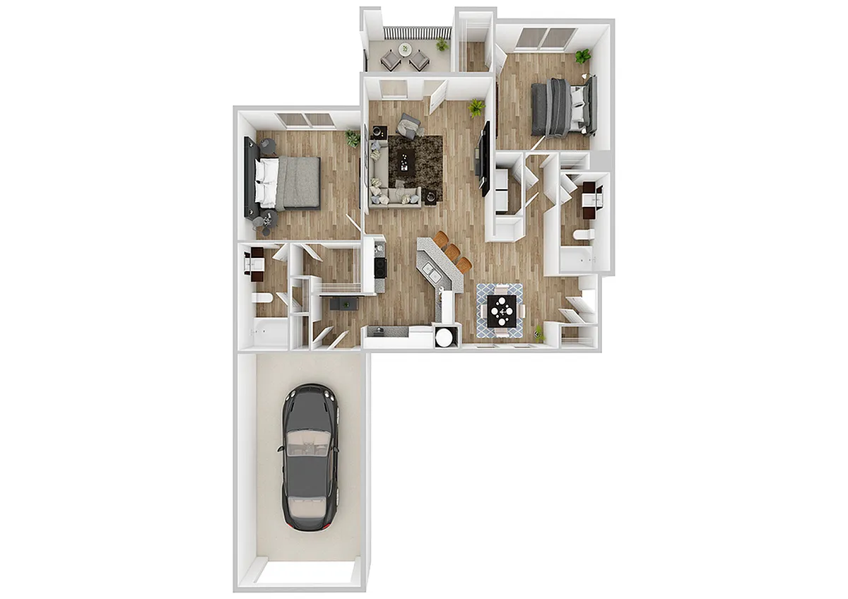 Floor plan Fisher | Renovated