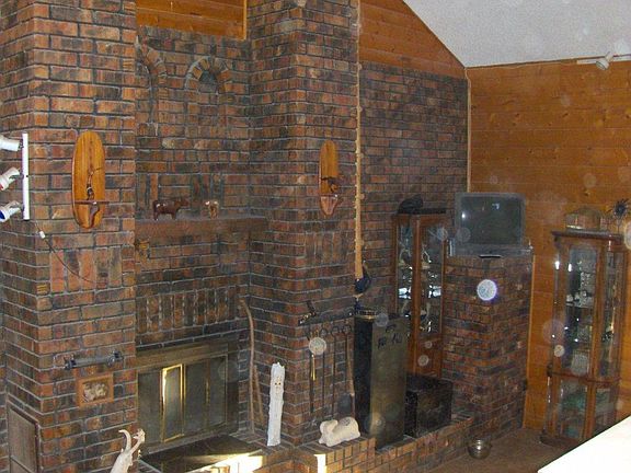 Brick Fireplace