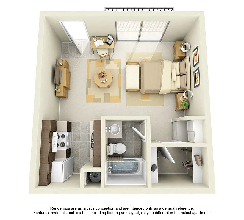 Floor plan Studio