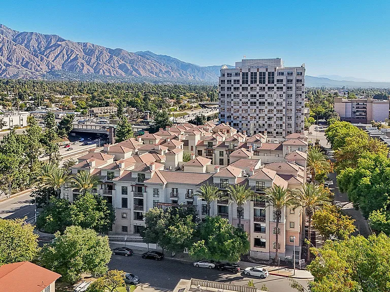 Aerial view of Pasadena Gateway Villas